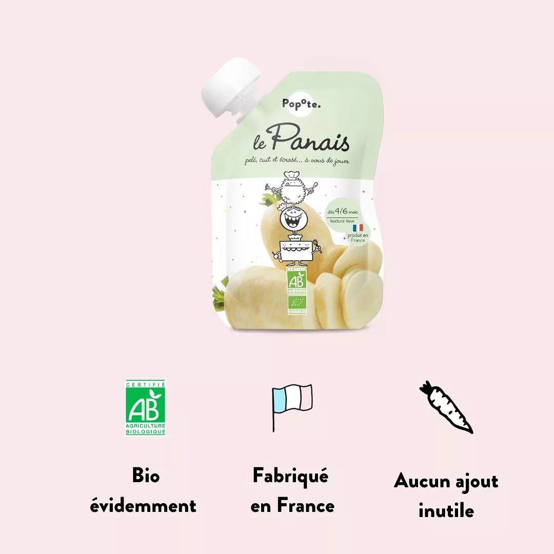Gourde Bébé Panais BIO - Dès 4 mois - L'ÉPICERIE DE BÉBÉ