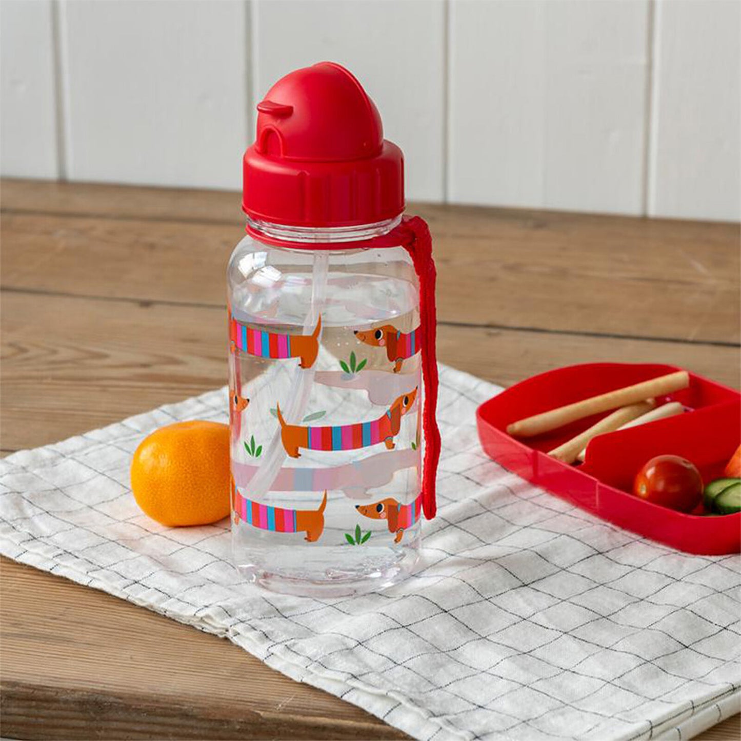 Gourde pour enfants avec paille 500 ml - Teckel