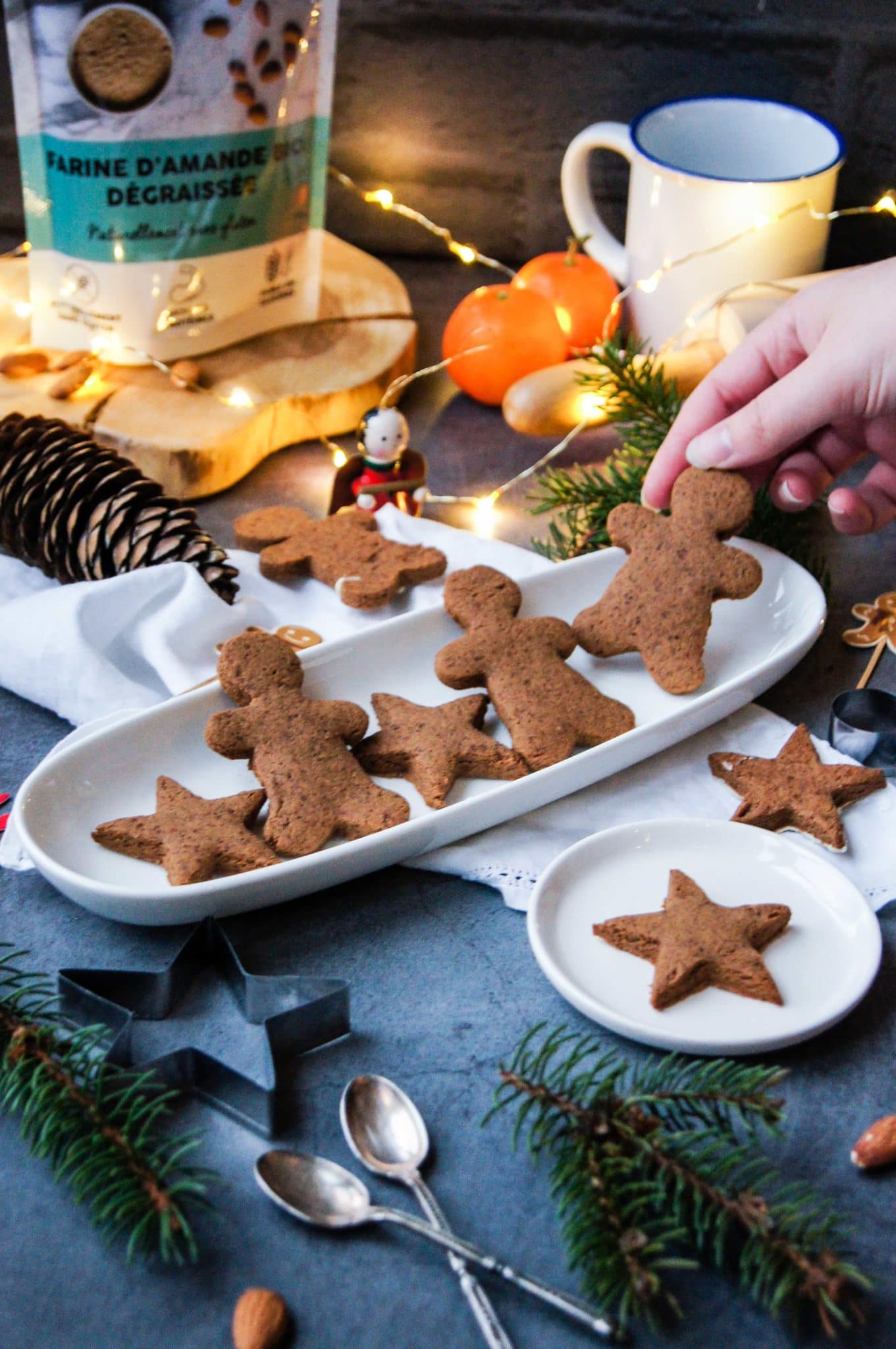 Préparation pour Biscuits de Noël BIO, Sans gluten , Sans Sucre Raffiné - Dès 15mois - L'ÉPICERIE DE BÉBÉ