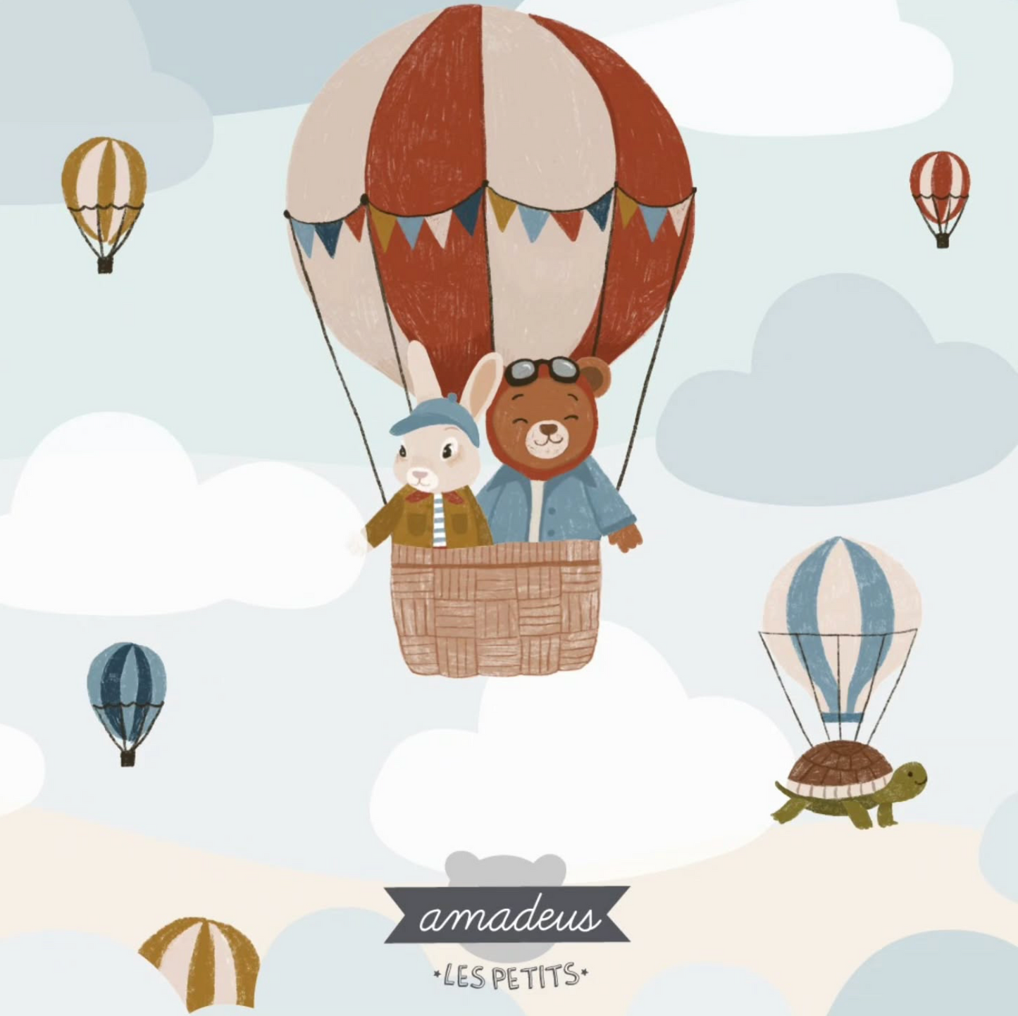 Coffret Repas 5 pièces, Augustin petits voyageurs - Dès 18 mois