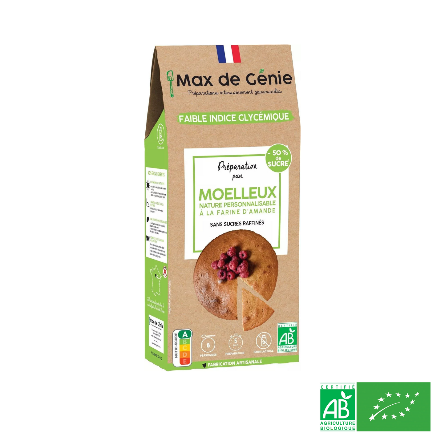 Préparation pour Flan Vanille au Lait d'Amande BIO Sans Sucres Ajouté - Dès 12 mois - L'ÉPICERIE DE BÉBÉ