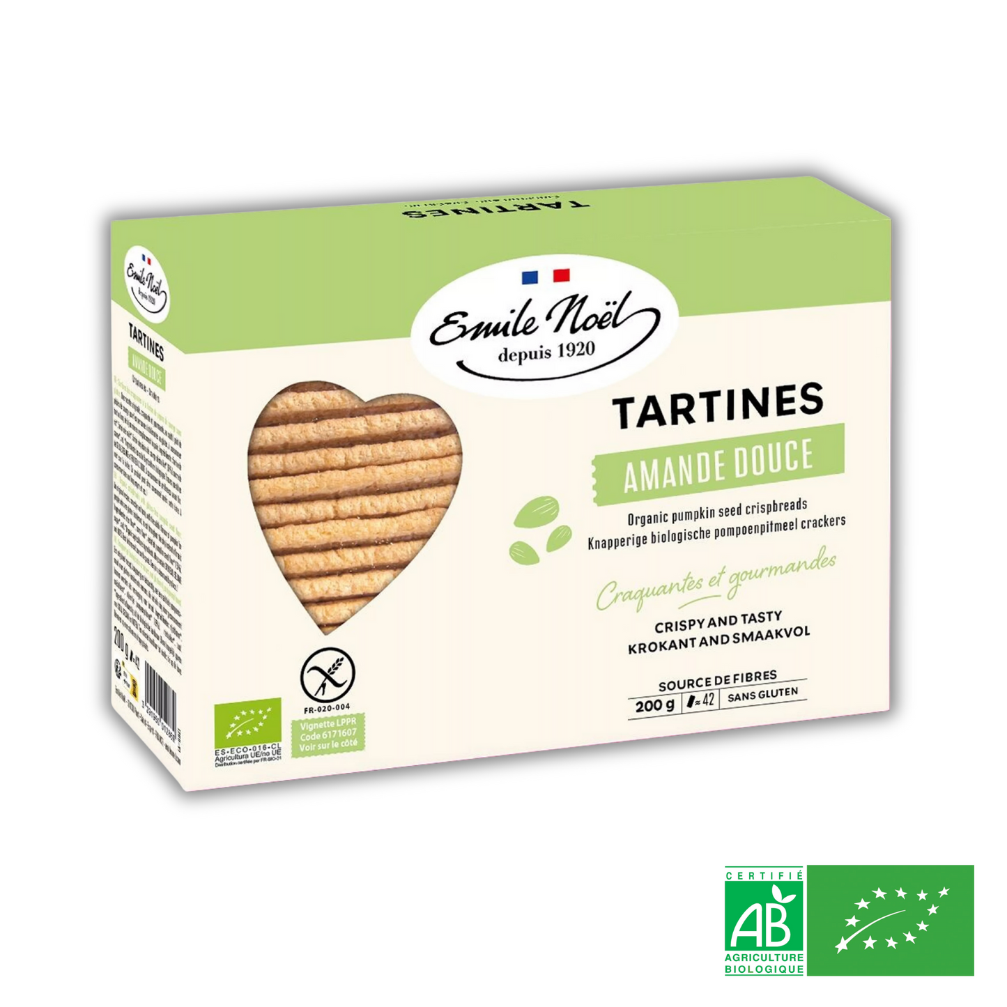 Tartines Amande BIO Sans Gluten - Dès 12 mois