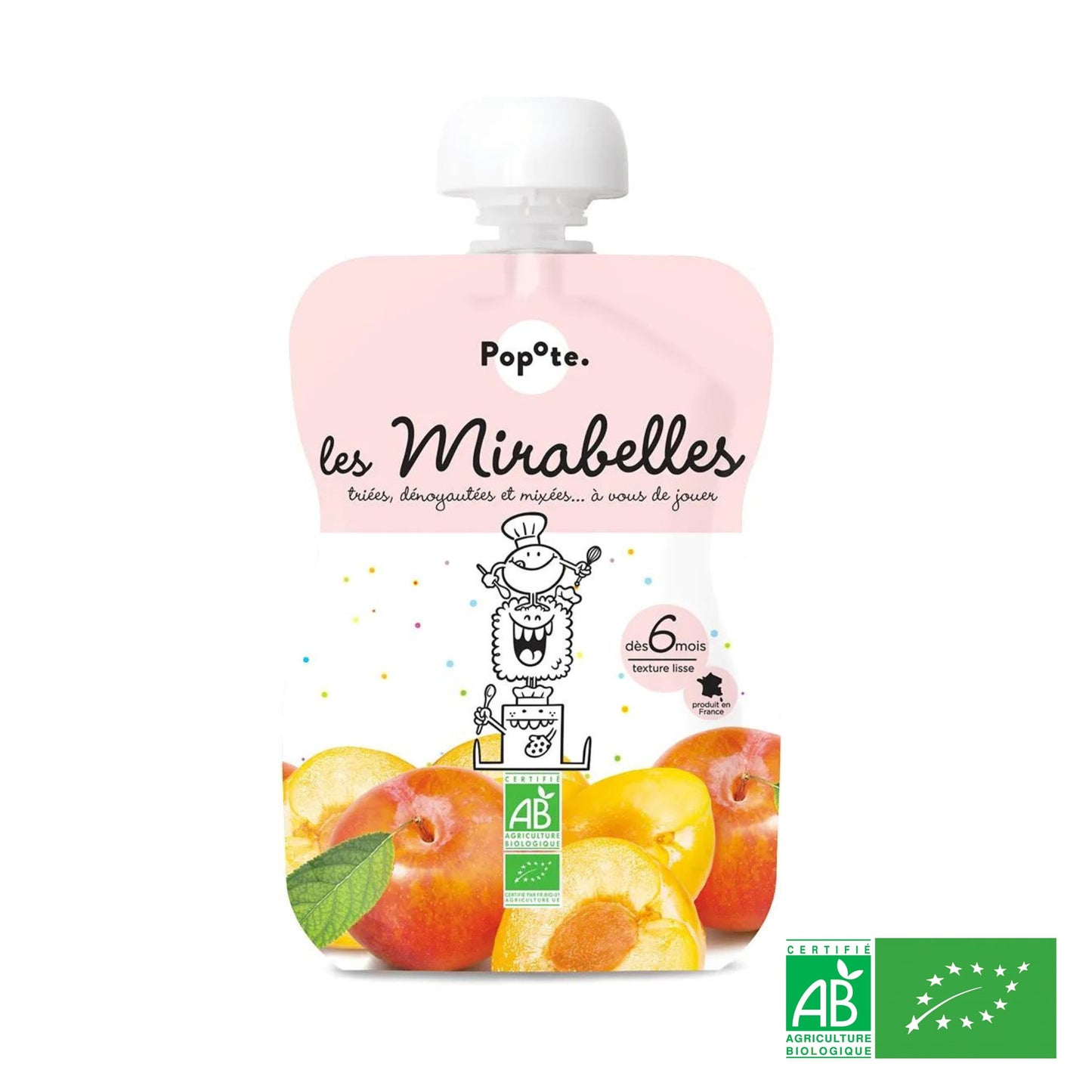 Compote Gourde Mirabelles BIO Sans Sucres Ajoutés - Dès 6 mois - L'ÉPICERIE DE BÉBÉ