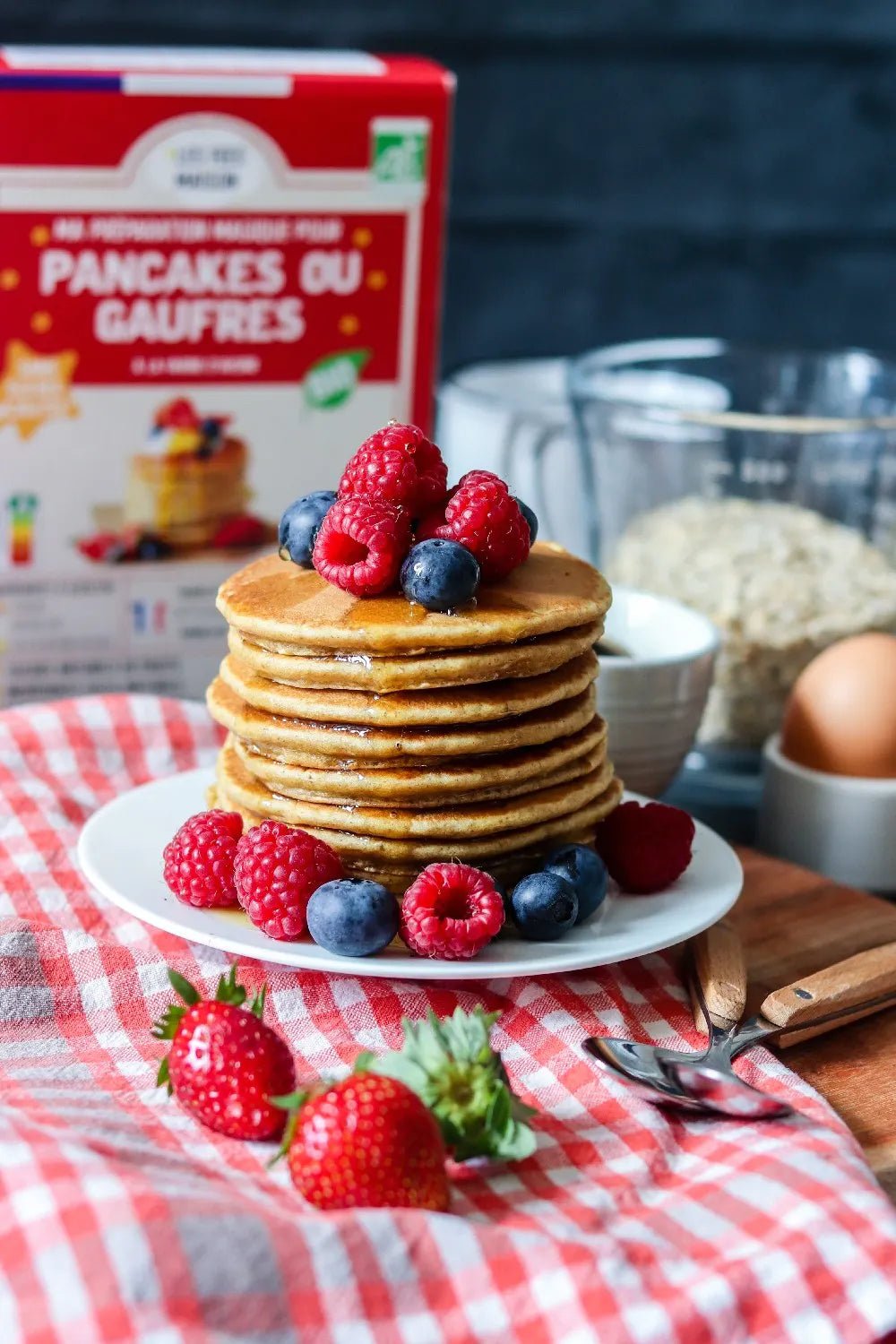 Préparation pour Pancakes ou Gaufres BIO, Sans Sucres Ajoutés - Dès 6 mois - L'ÉPICERIE DE BÉBÉ
