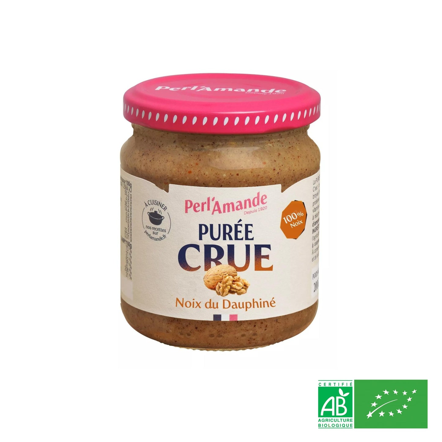 Purée 100% Noix BIO Françaises - L'ÉPICERIE DE BÉBÉ