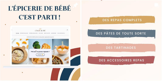 L’ÉPICERIE DE BÉBÉ, l'épicerie fine qui propose des produits spécialement adaptés aux repas de bébé - L'ÉPICERIE DE BÉBÉ