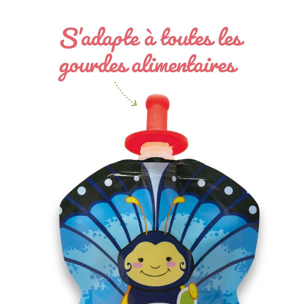 Embouts Ergonomique et Cuillère pour Gourdes - L'ÉPICERIE DE BÉBÉ