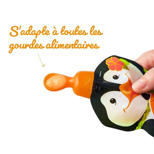 Embouts Ergonomique et Cuillère pour Gourdes - L'ÉPICERIE DE BÉBÉ