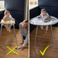 Kit Bavoir & Plateau Tidy Tot - Gris