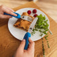 Couverts Ergonomiques pour enfant - Orange - L'ÉPICERIE DE BÉBÉ