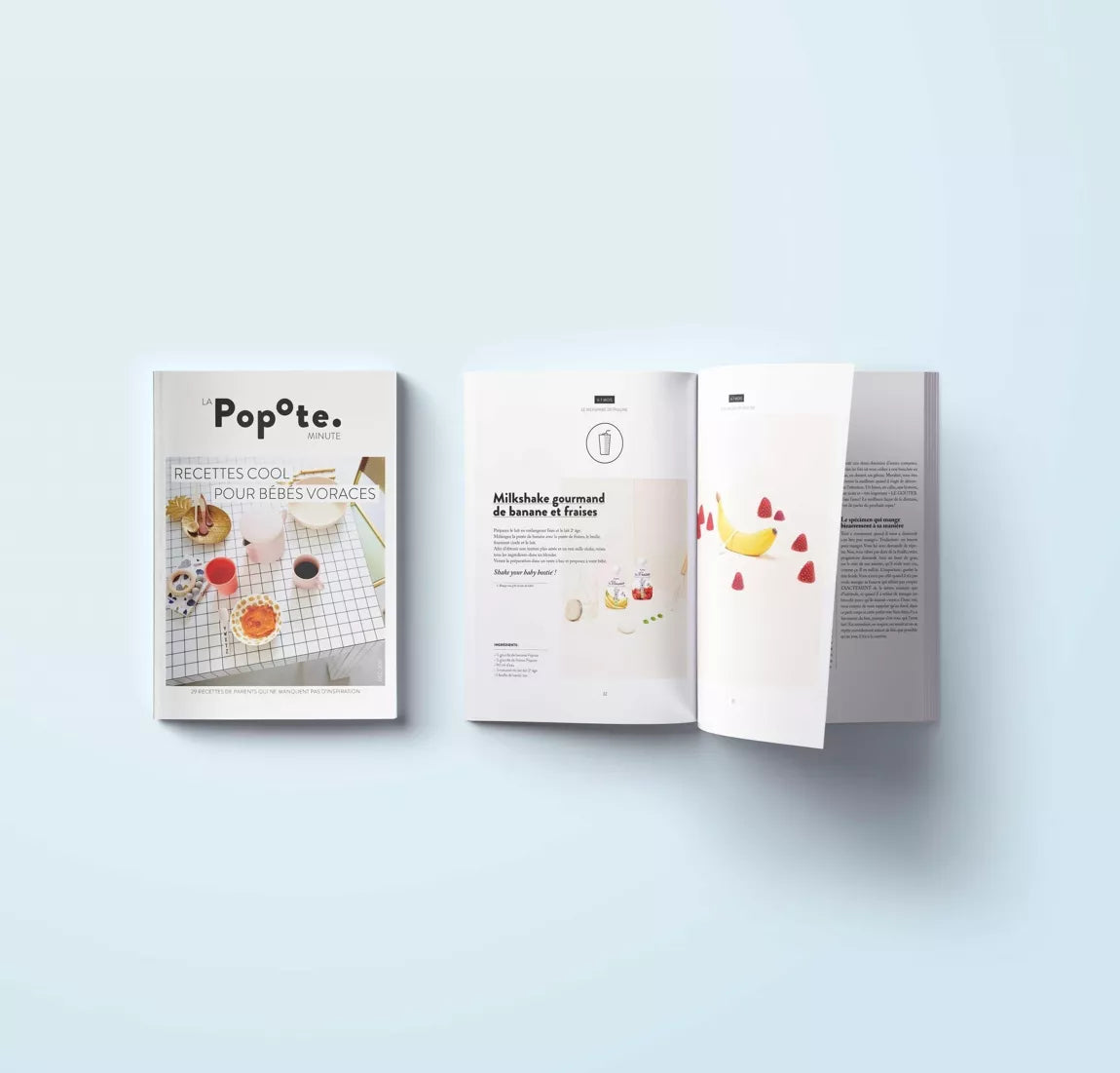 Livre de recettes pour bébé Popote Minute - Dès 4 mois - L'ÉPICERIE DE BÉBÉ