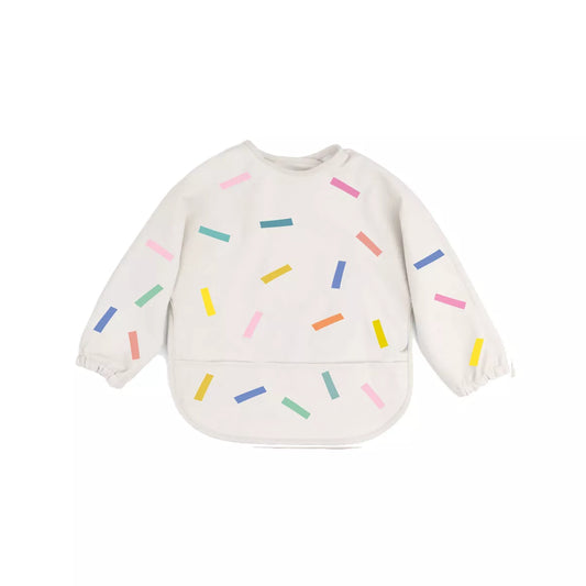 Bavoir à manches longues, Imperméable, 6 à 36 mois - Confettis