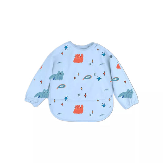 Bavoir à manches longues, Imperméable, 6 à 36 mois - Meowtiful Cats