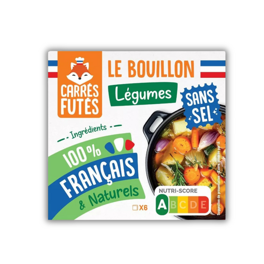 Bouillon Légumes 100% Naturel - Sans Sel