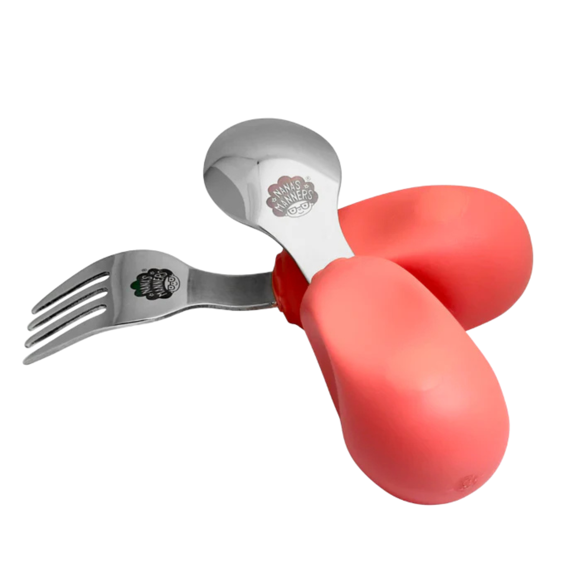 Couverts Ergonomiques pour bébé dès 12 mois - Orange - L'ÉPICERIE DE BÉBÉ