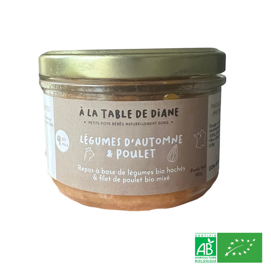 Patate Douce, Butternut et Poulet BIO 180g - Dès 9 mois - L'ÉPICERIE DE BÉBÉ