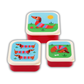Lot de 3 boîtes à goûter - Teckel