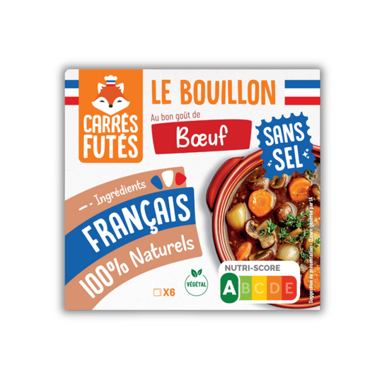 Bouillon Boeuf 100% Naturel - Sans Sel