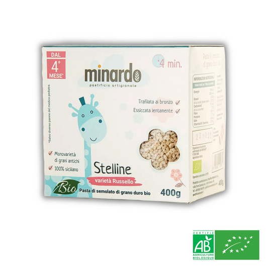 Les premières Pâtes BIO Étoile - Dès 4 mois