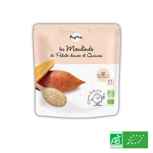 Repas Bébé Moulinés Patate Douce Quinoa BIO 180g - Dès 8 mois - L'ÉPICERIE DE BÉBÉ