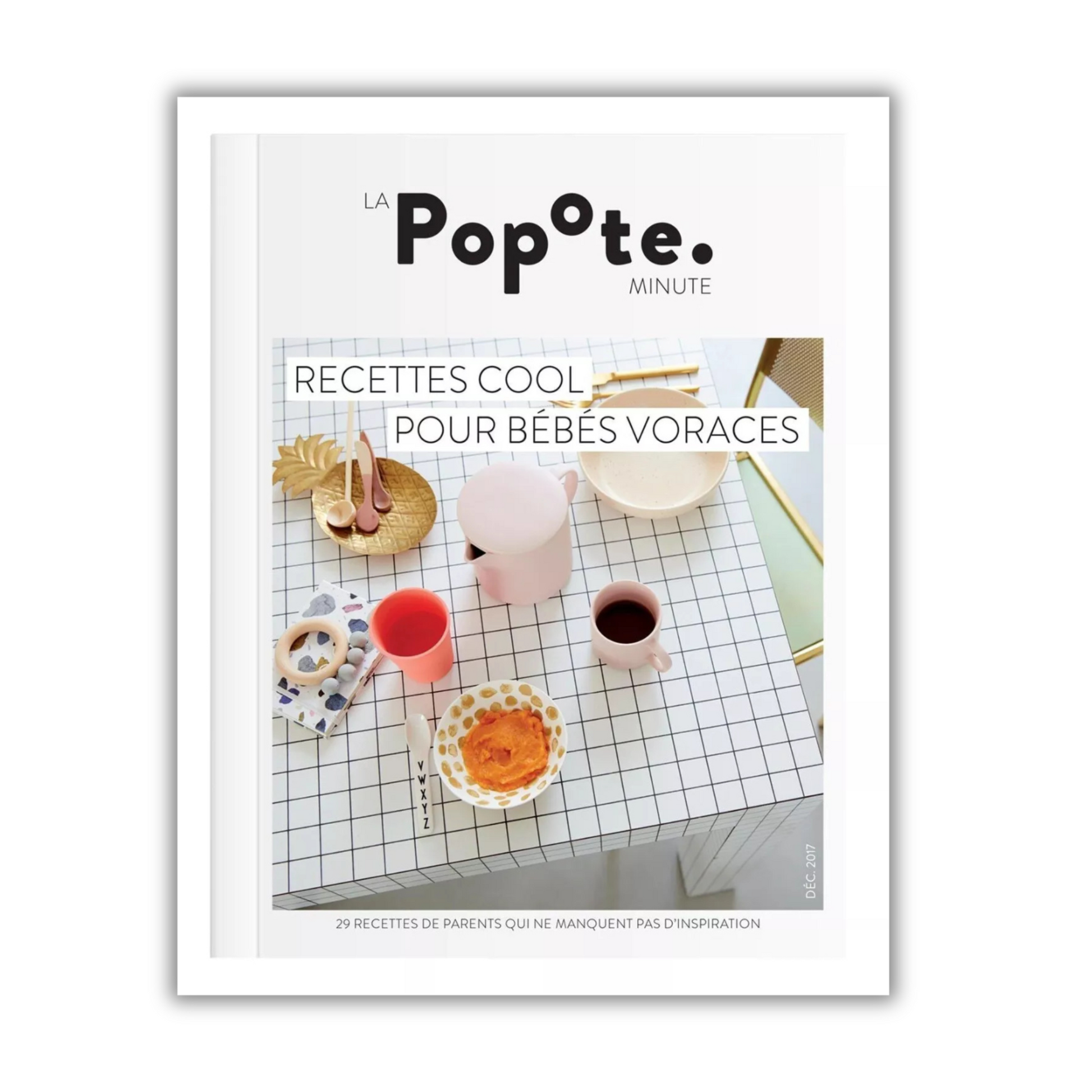 Livre de recettes pour bébé Popote Minute - Dès 4 mois - L'ÉPICERIE DE BÉBÉ