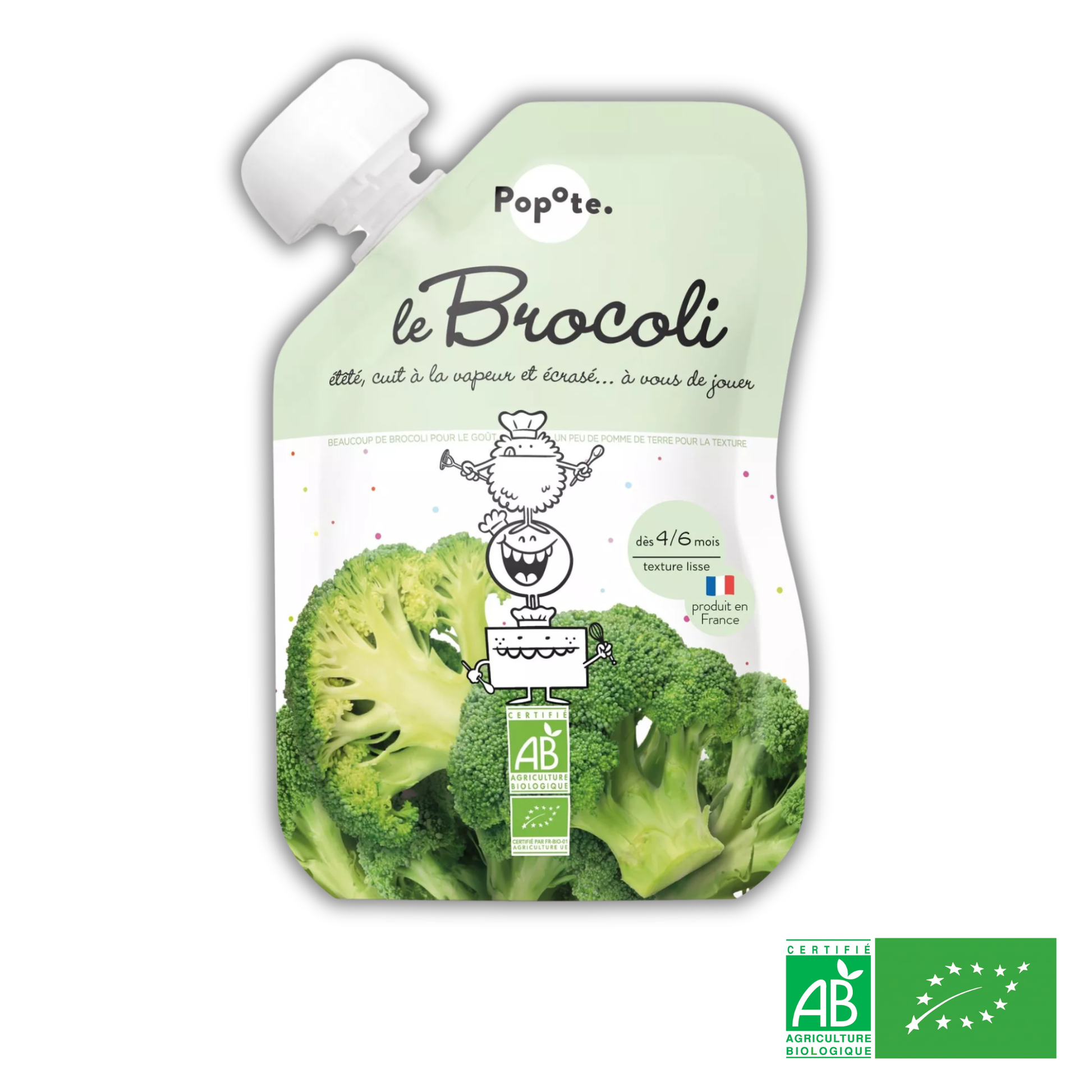 Gourde Bébé Purée de Brocoli BIO - Dès 4 mois - L'ÉPICERIE DE BÉBÉ