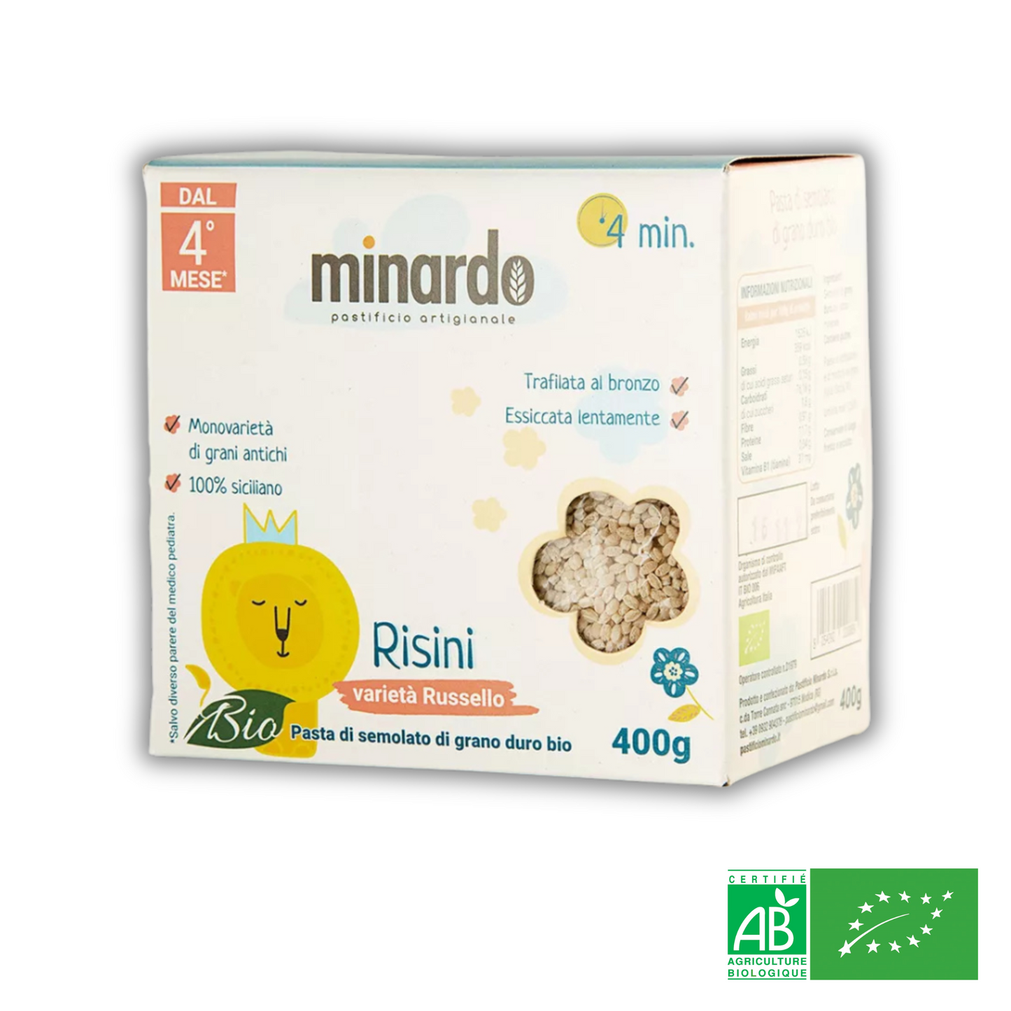 Les premières Pâtes BIO - Dès 4 mois