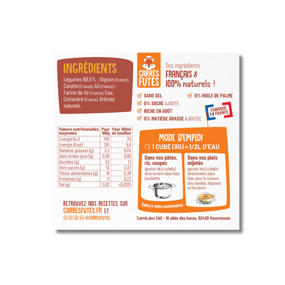 Bouillon Volaille 100% Naturel - Sans Sel