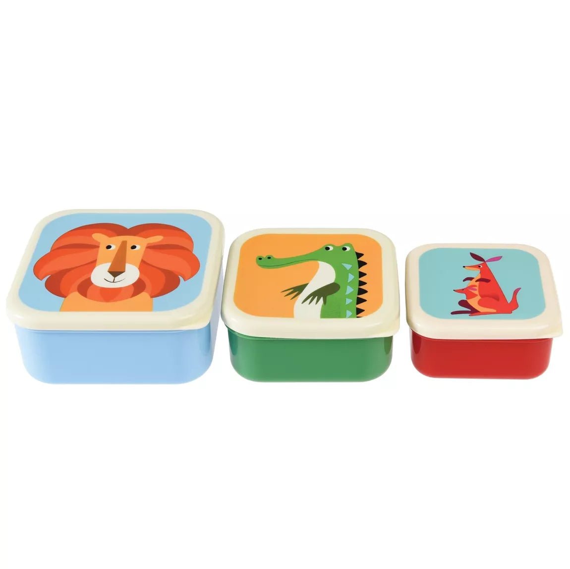 Lot de 3 boîtes à goûter - L'ÉPICERIE DE BÉBÉ