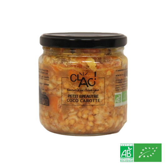 Petit Épeautre, coco, carotte BIO - L'ÉPICERIE DE BÉBÉ