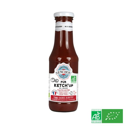 Pur Ketchup Tomate BIO, Sans Sucres Ajoutés - Dès 15 mois - L'ÉPICERIE DE BÉBÉ